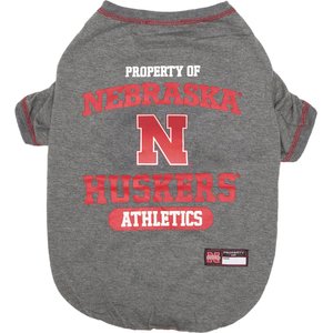 Pets First NCAA Dog & Cat T-Shirt, Nebraska, Medium