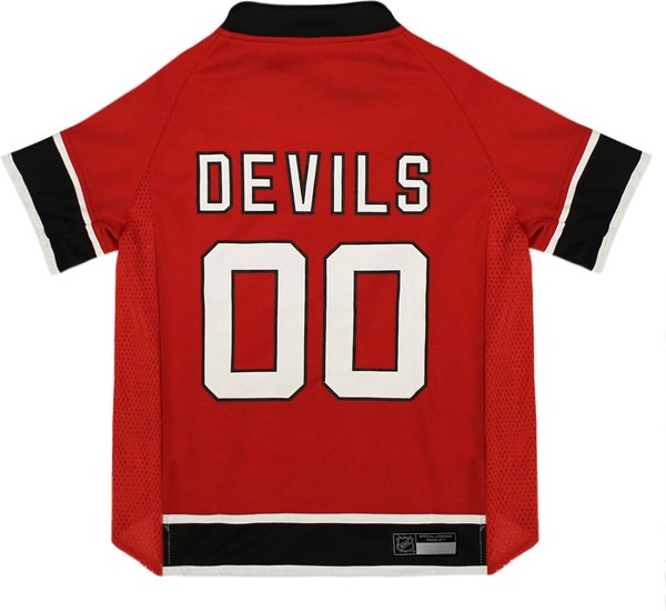 Pets First NHL Dog & Cat Jersey, New Jersey Devils, X-Small slide 1 of 4