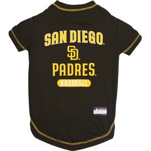 Pets First MLB Dog & Cat T-Shirt, San Diego Padres, Large