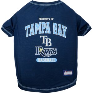 Pets First MLB Dog & Cat T-Shirt, Tampa Bay Rays, X-Small