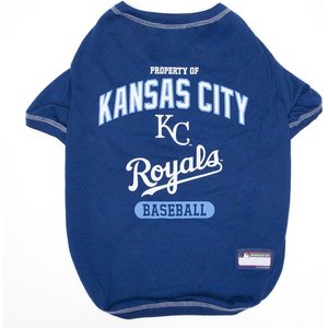 Pets First MLB Dog & Cat T-Shirt, Kansas City Royals, Small