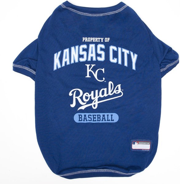 Pets First MLB Dog & Cat T-Shirt, Kansas City Royals, Large slide 1 of 3