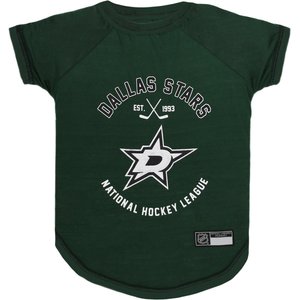 Pets First NHL Dog & Cat T-Shirt, Dallas Stars, Medium
