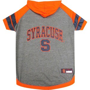 Pets First NCAA Dog & Cat Hoodie T-Shirt, Syracuse, Large