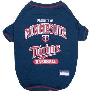 Pets First MLB Dog & Cat T-Shirt, Minnesota Twins, X-Small