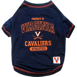 Pets First NCAA Dog & Cat T-Shirt, Virginia, X-Small