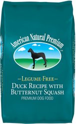 American Natural Premium Legume-Free Chicken-Free Duck with Butternut Squash Dry Dog Food, 30-lb bag
