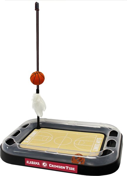 Pets First Alabama Basketball Cat Scratcher Toy with Catnip slide 1 of 1