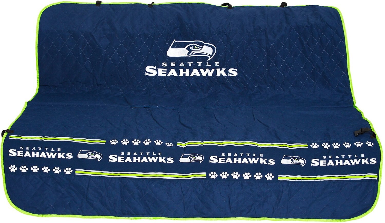 Pets First NFL Seattle Seahawks Premium Car Seat Protecting Cover, Durable,  Waterproof, Fits most Car Rear Seats 