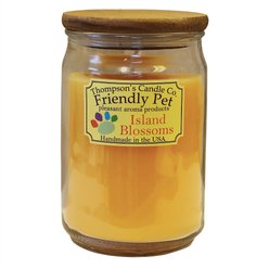Thompson's Candle Co. Island Blossoms Scented Friendly Pet Candle