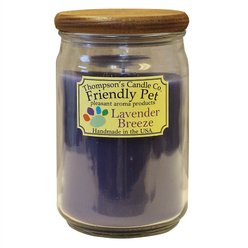 Thompson's Candle Co. Lavender Breeze Scented Friendly Pet Candle