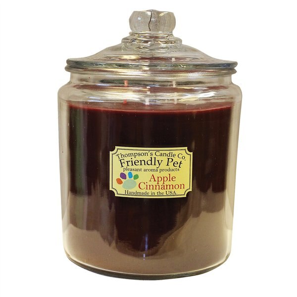 Thompson's Candle Co. Apple Cinnamon Scented Friendly Pet Heritage Jar 3 Wick Candle  slide 1 of 1