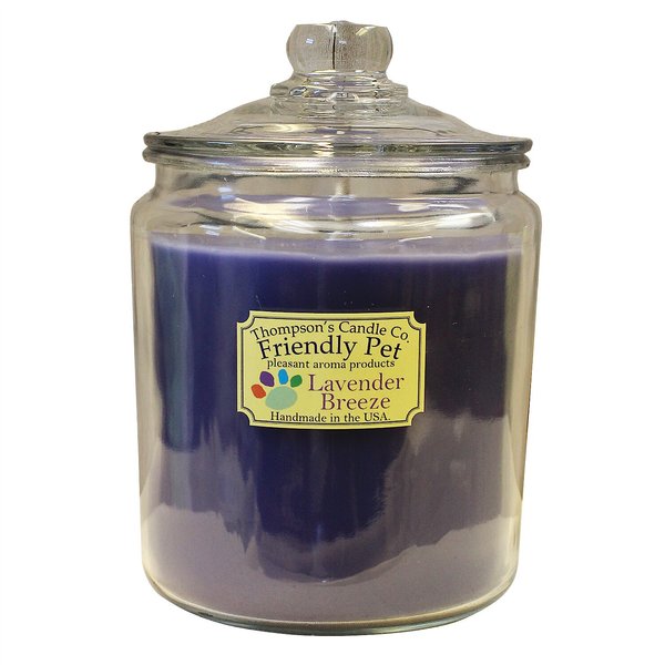 Thompson's Candle Co. Lavender Breeze Scented Friendly Pet Heritage Jar 3 Wick Candle slide 1 of 1