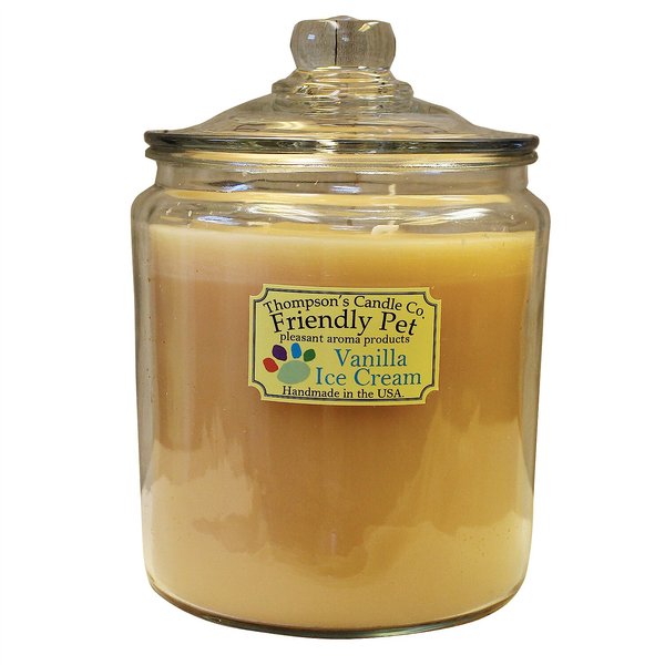 Thompson's Candle Co. Vanilla Ice Cream Scented Friendly Pet Heritage Jar 3 Wick Candle  slide 1 of 1