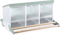 Homestead Essentials Reverse Roll Out 3 Compartment Poultry Nesting Box
