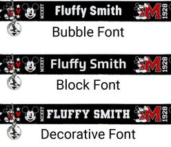 Buckle-Down Disney Classic Mickey Mouse 1928 Collage Personalized Breakaway Cat Collar with Bell slide 2 of 2