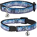 Buckle-Down Disney Frozen II Snowflakes Personalized Breakaway Cat Collar with Bell