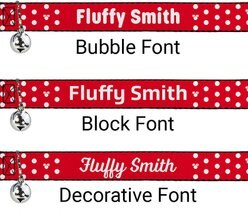 Buckle-Down Disney Minnie Mouse Silhouette Personalized Breakaway Cat Collar with Bell slide 2 of 2