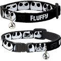 Buckle-Down Disney Nightmare Before Christmas 7 Personalized Breakaway Cat Collar with Bell