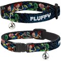 Buckle-Down Disney Toy Story Characters Running Personalized Breakaway Cat Collar with Bell