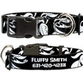 Buckle-Down Disney Nightmare Before Christmas Zero Expressions Polyester Personalized Dog Collar, Large