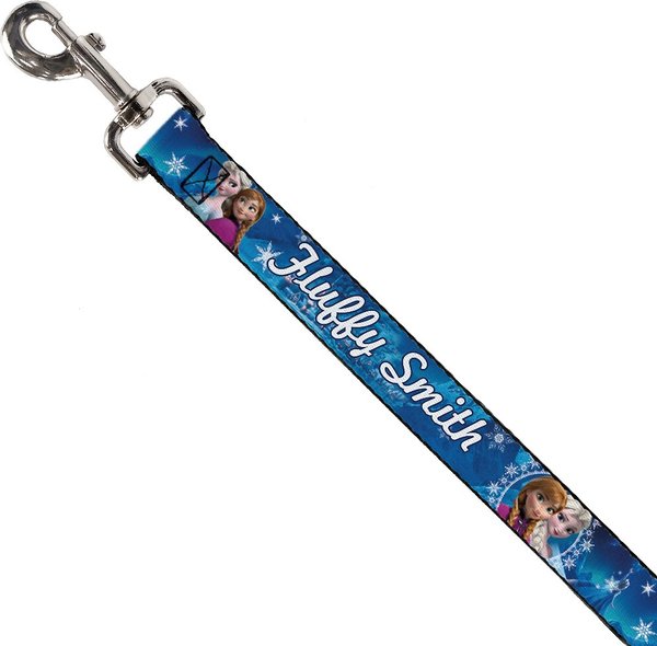 Buckle-Down Disney Frozen Anna & Elsa Poses & Castle & Mountains Personalized Dog Leash slide 1 of 2