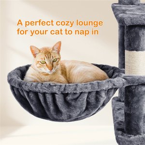 Yaheetech 70-in Cat Tree Condo, Dark Gray