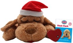 Snuggle Puppy Original Snuggle Puppy Plush Dog Behavioral Aid Anxiety Relief, Brown & Red