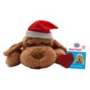 Snuggle Puppy Original Snuggle Puppy Plush Dog Behavioral Aid Anxiety Relief, Brown & Red