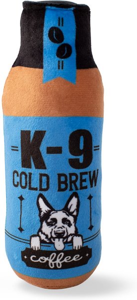 Pet Shop by Fringe Studio K-9 Cold Brew Squeaky Plush Dog Toy slide 1 of 3