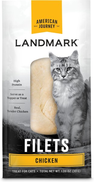 American Journey Landmark Chicken Filets Cat Food Toppers, 1.06 oz, pack of 10 slide 1 of 8