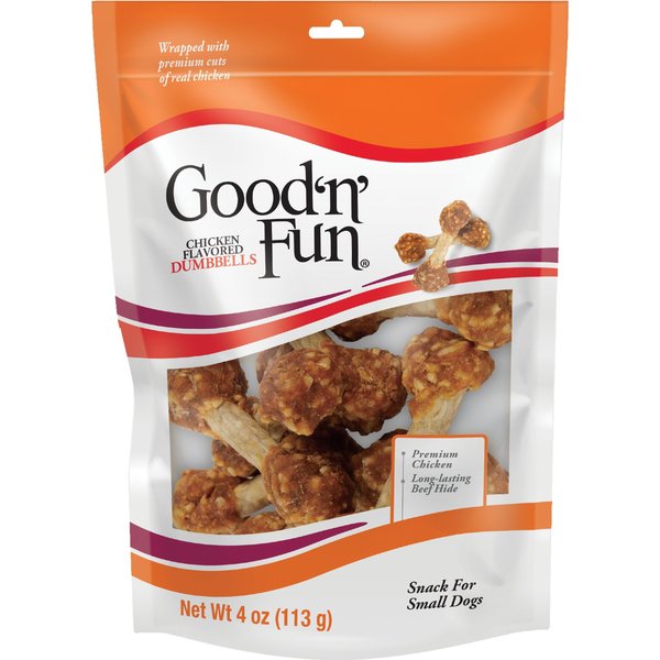 Good 'n' Fun Bones Chicken 7-in Dog Treats, 2 count