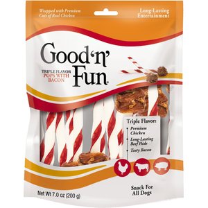 Good ‘n’ Fun Pops with Bacon Dog Treats, 6.9-oz bag