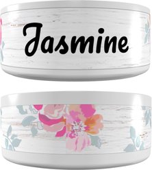 Frisco Personalized Rustic Ceramic Dog Bowl, 4.75-cup, 38-oz