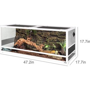 OiiBO Glass Screen Ventilation Reptile Terrarium