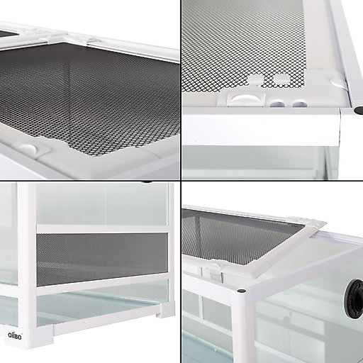 OiiBO Glass Screen Ventilation Reptile Terrarium
