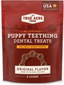True Acre Foods All-Natural Puppy Dental Teething Ring Original Flavor Dental Dog Treat, 6 count