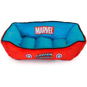 Buckle-Down Captain America Bolster Dog Bed
