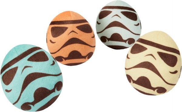 STAR WARS Easter STORMTROOPER Eggs Plush Cat Toy with Catnip, 4 count slide 1 of 4