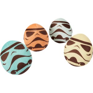 STAR WARS Easter STORMTROOPER Eggs Plush Cat Toy with Catnip, 4 count