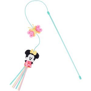 Disney Minnie Mouse Teaser Wand Cat Toy with Catnip