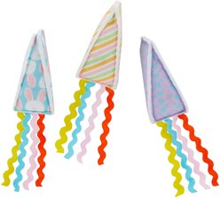 Frisco Spring Party Hat Kickers Cat Toy with Catnip, 3 count