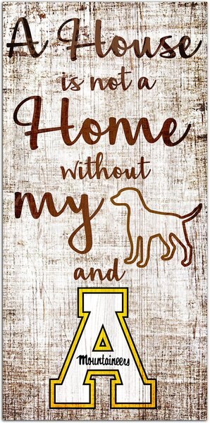 Fan Creations NCAA "A House is Not A Home Without My Dog" Wall Décor, Appalachian State slide 1 of 1