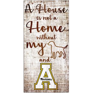 Fan Creations NCAA "A House is Not A Home Without My Dog" Wall Décor, Appalachian State