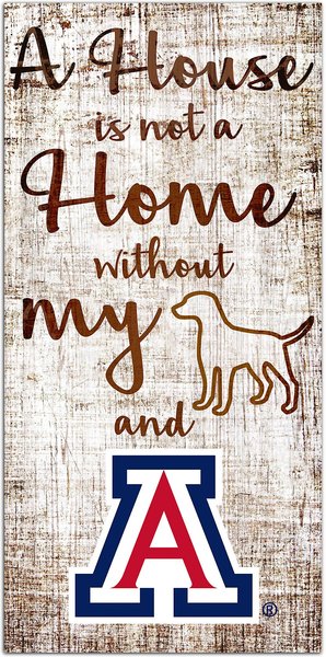 Fan Creations NCAA "A House is Not A Home Without My Dog" Wall Décor, Arizona slide 1 of 1