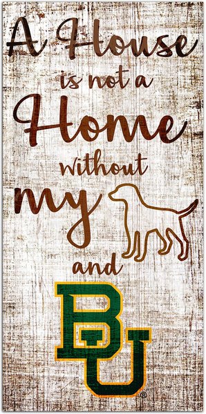 Fan Creations MLB "A House is Not A Home Without My Dog" Wall Décor