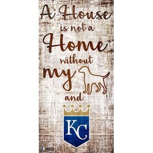 Fan Creations MLB "A House is Not A Home Without My Dog" Wall Décor, Kansas City Royals