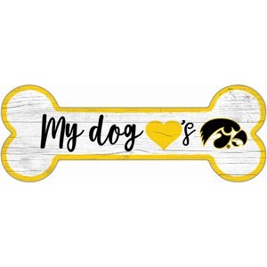 Fan Creations NCAA Dog Bone Wall Décor, Iowa