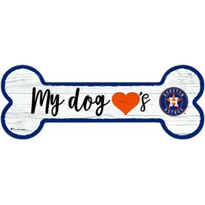 Fan Creations MLB Dog Bone Wall Décor, Houston Astros 