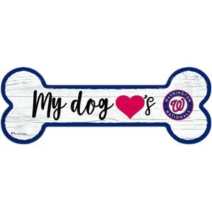 Fan Creations MLB Dog Bone Wall Décor, Washington Nationals 